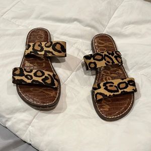 Sam Edelman Animal Print Gala Sandals Size 8.5M
